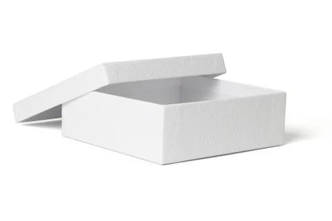 White gift box Stock Photos