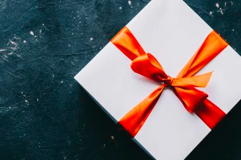 White Gift Box Stock Photos