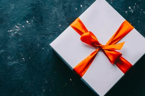 White Gift Box Stock Photos
