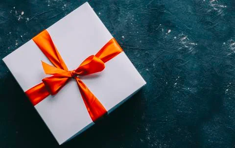 White Gift Box Stock Photos