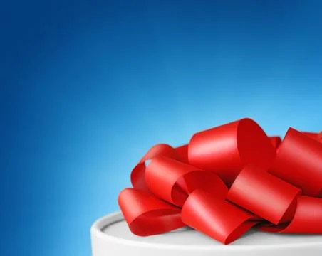 White gift box Stock Photos