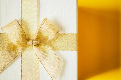 White gift box Stock Photos