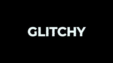 White glitchy text animation Stock Footage 330053477