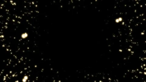 White Glitter Frame Edge Dust Motion Celebration Overlay Video Effect 4k Stock Footage 289912162