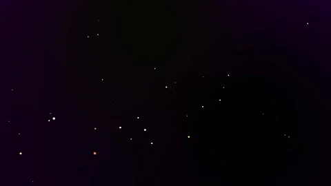 White glitter particles background with shining neon dust going up Видео 311221974