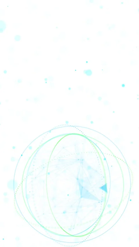 White global orbit travel background with clean globe lines, green cyan routes, Stock Footage 340550300