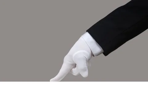 White glove test Stock-Fotos