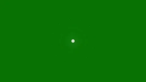 White Glow Circle Burst Explosion with Line Blast Firework 4K Green Loop 库存影片 333593878
