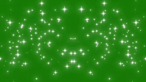 White Glowing Glitter Particle Trail Magic Sparkles Loop Green Screen 4K Vídeos de archivo 340477062