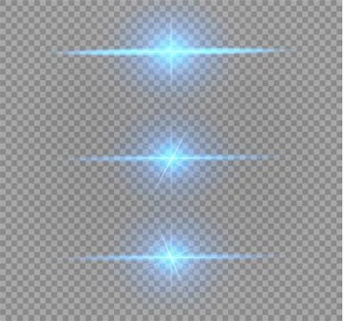 White glowing light burst explosion on transparent background. Vector Stock Illustration