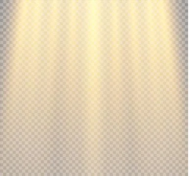White glowing light burst explosion on transparent background. Vector Stock Illustration