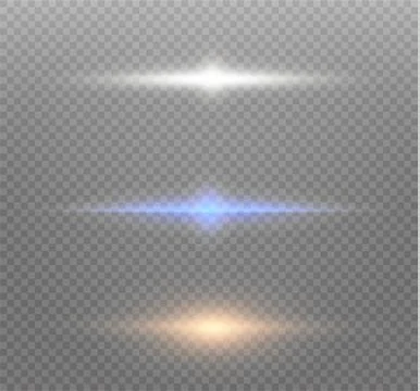 White glowing light burst explosion on transparent background. Vector Stock Illustration