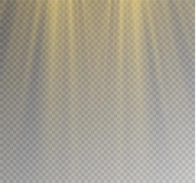 White glowing light burst explosion on transparent background. Vector Stock Illustration