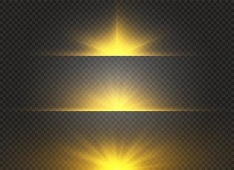 White glowing light burst explosion on transparent background. Vector Stock Illustration