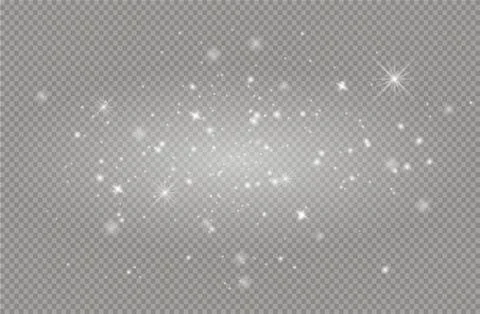 White glowing light burst explosion with transparent. Vector illustration. Illustrazione stock