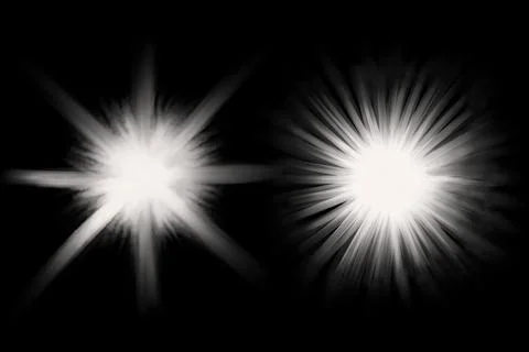 White glowing light burst explosion with transparent. Vector illustration f.. Stock Illustration