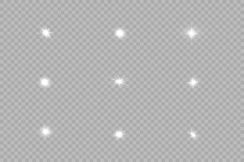 White glowing light explodes Illustrazione stock