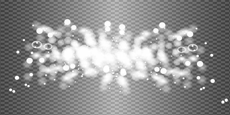 White glowing light explodes Illustrazione stock