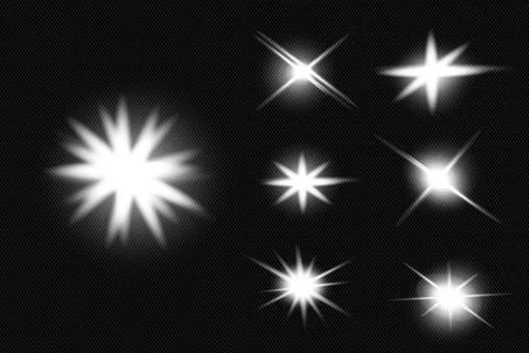 White glowing light explodes 스톡 일러스트