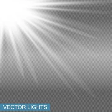 White glowing light explodes Illustrazione stock