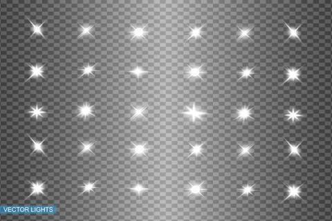 White glowing light explodes Illustrazione stock