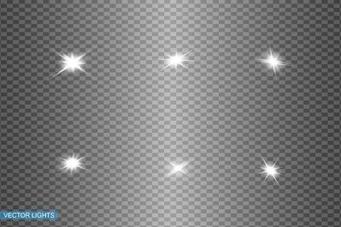 White glowing light explodes Illustrazione stock