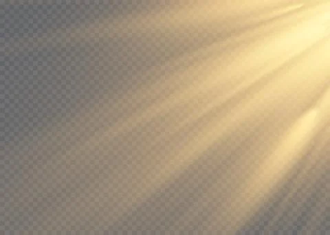 White glowing light explodes on a transparent background. Vector illustration of Stock Illustration