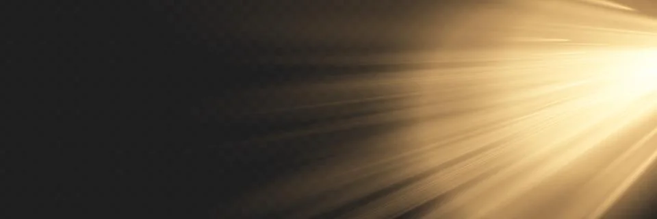 White glowing light explodes on a transparent background. Vector illustration of Stock Illustration