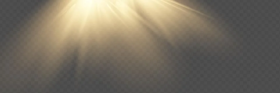 White glowing light explodes on a transparent background. Vector illustrati.. Stock Illustration