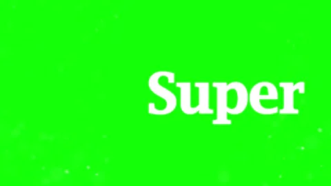 White glowing light particles floating on a vibrant green screen background Видео 343908212