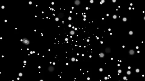 White Glowing Light Particles Twirling Smoothly Creating Abstract Spiral Mo.. Stock Footage 324667389
