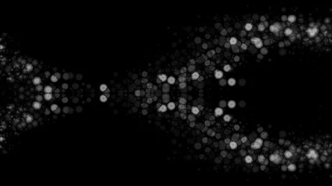 White glowing lights in abstract wave motion - seamless background (FULL HD) Stock-Footage 118218412