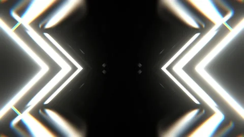 White Glowing Neon Rhombus Background VJ Loop l 4K Stock Footage 304493692