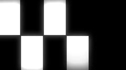 White Glowing Panels5 Stock Footage 36741092