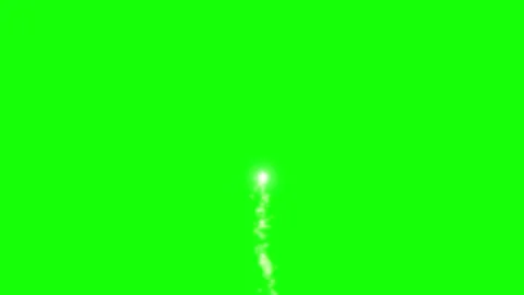 White Glowing Particles Exploding on Green Screen Background for Visual Effects Stock Footage 338326029