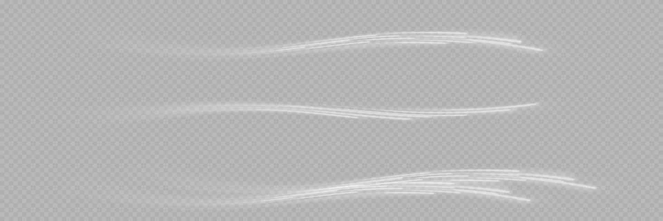 White glowing shiny lines effect vector background. Luminous white lines of 스톡 일러스트