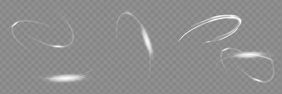 White glowing shiny lines effect vector background. Luminous white lines of 스톡 일러스트