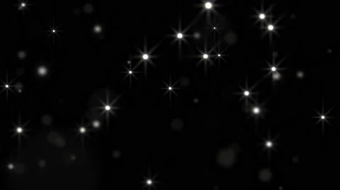White glowing star particle in random direction  3D render abstract backgroun Stock Footage 65115099