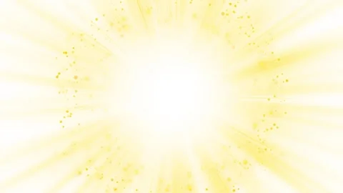 White gold light burst background soft radiant beams, glowing particles, clean b Stock Footage 340409777