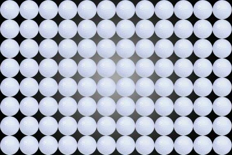 White golf ball pattern, Backgrounds Stock Illustration