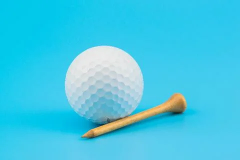 White golf ball Stock Photos
