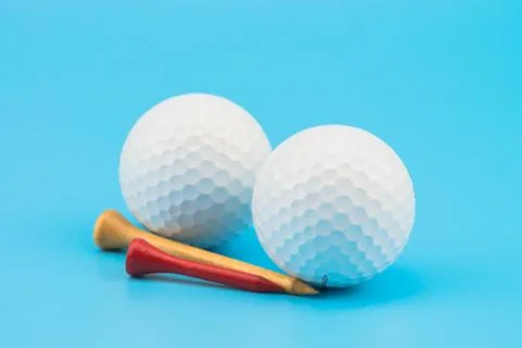 White golf ball Foto stock