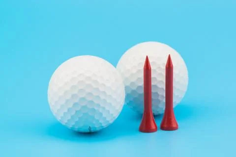 White golf ball Foto stock