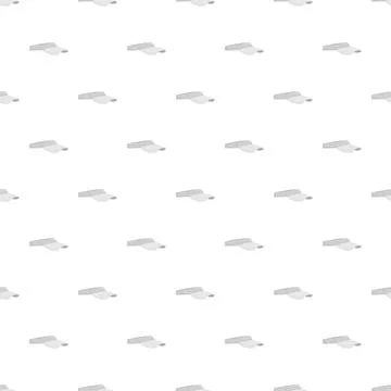 White golf visors seamless pattern repeat Stockillustratie
