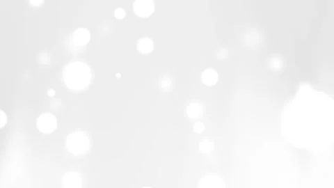 White gradient background features numerous bright blurry circles Stock Footage 299884231