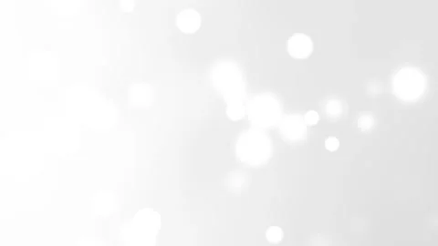 White gradient background features numerous out of focus bright circles 스톡 동영상 299884539