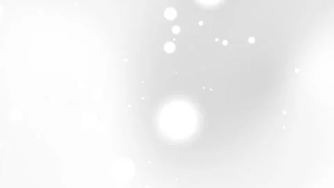 White gradient background features numerous bright glowing translucent circles Видео 299886828