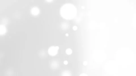 White gradient background features several bright circular light spots Stock Footage 299884529