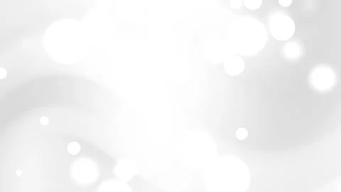 White gradient background features softly glowing translucent circles Stock Footage 299886893