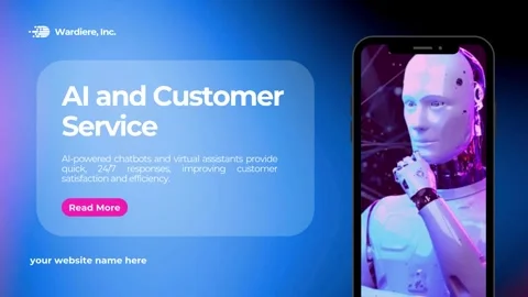 White Gradient Modern Artificial Intelligence Video Stock Footage 317930673